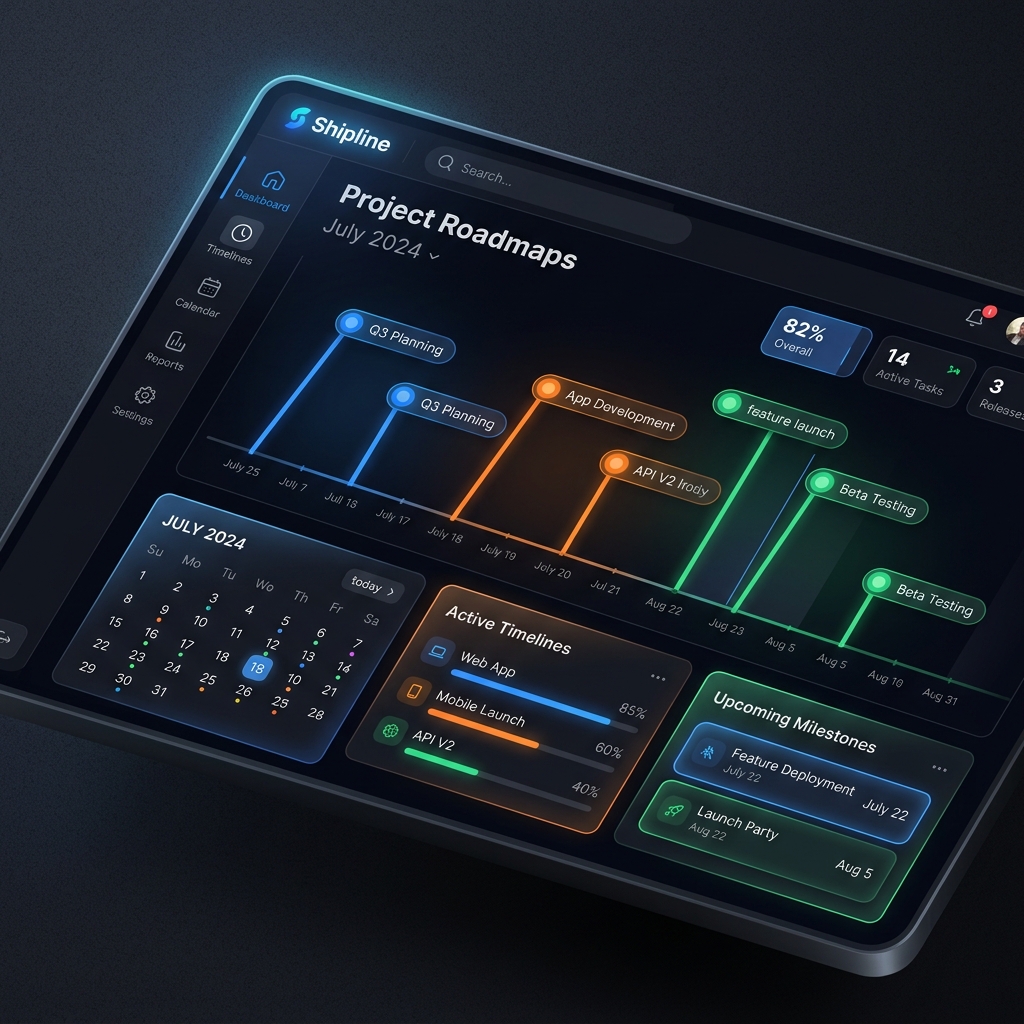 Shipline Dashboard Mockup